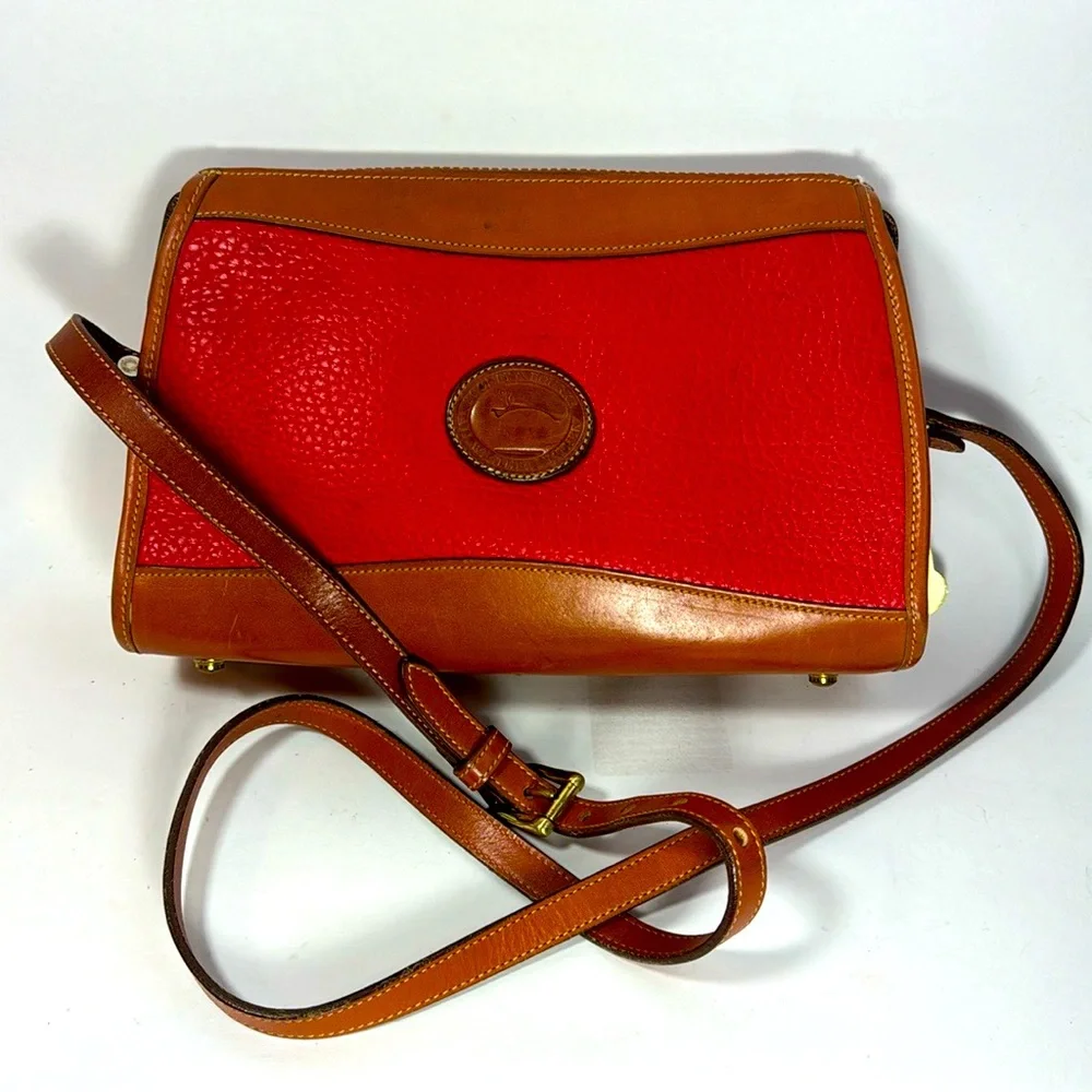Vintage Dooney and Bourke Pebbled Leather Handbag